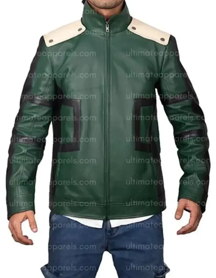 My Hero Academia Izuku Midoriya Deku Costume Leather Jacket My Hero Academia Izuku Midoriya Deku Costume Leather Jacket