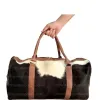 Vintage Style Genuine Cowhide Leather Travel Duffel Weekender Bag Vintage Style Genuine Cowhide Leather Travel Duffel Weekender Bag