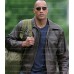 Walking Tall Dwayne Johnson Chris Vaughn Brown Leather Jacket