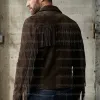 The Renegade Moto-Fringe Distressed Brown Espresso Leather Jacket The Renegade Moto-Fringe Distressed Brown Espresso Leather Jacket