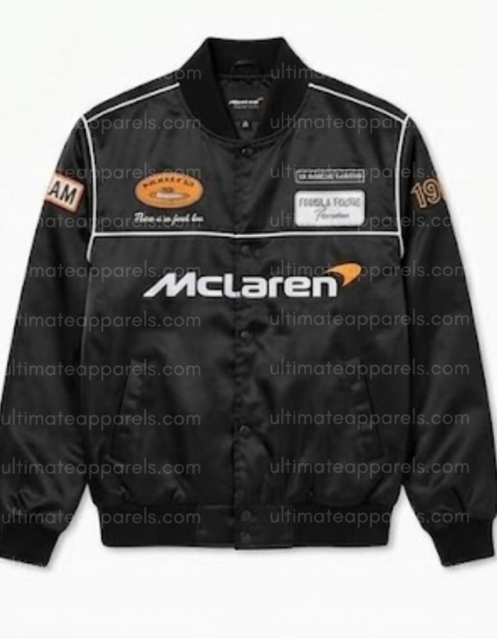 F1 Inspired McLaren Bomber Jacket F1 Inspired McLaren Bomber Jacket