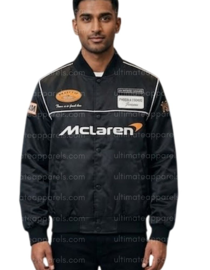 F1 Inspired McLaren Bomber Jacket F1 Inspired McLaren Bomber Jacket