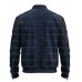 The Patriot Navy Blue Suede Fringe Bomber Jacket
