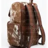Handcrafted Real Leather Cowhide Multiple Zip Pockets Travel Bag for Men & Women