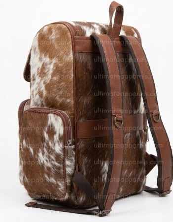 Handcrafted Real Leather Cowhide Multiple Zip Pockets Travel Bag for Men & Women Handcrafted Real Leather Cowhide Multiple Zip Pockets Travel Bag for Men & Women