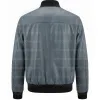 German Flag Luftwaffe Pilots Flight Grey Leather Jacket