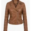 Resident Evil Requiem Grace Ashcroft Cosplay Brown Leather Jacket—RE9-Inspired Women's Jacket Resident Evil Requiem Grace Ashcroft Cosplay Brown Leather Jacket—RE9-Inspired Women's Jacket