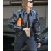 Los Angeles Hailey Bieber Bomber Leather Jacket