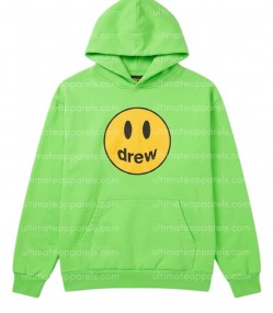 American Model Hailey Bieber Green Hoodie
