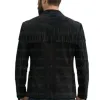 The Midnight Black Suede Fringe Blazer The Midnight Black Suede Fringe Blazer