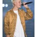 Justin Bieber Brown Spring Bomber Jacket