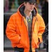 Justin Bieber Los Angeles Orange Hooded Jacket