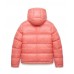 Singer Justin Bieber Pink Puffer Jacket