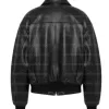 Los Angeles Hailey Bieber Bomber Leather Jacket