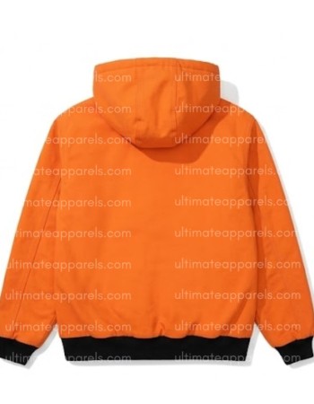 Justin Bieber Los Angeles Orange Hooded Jacket