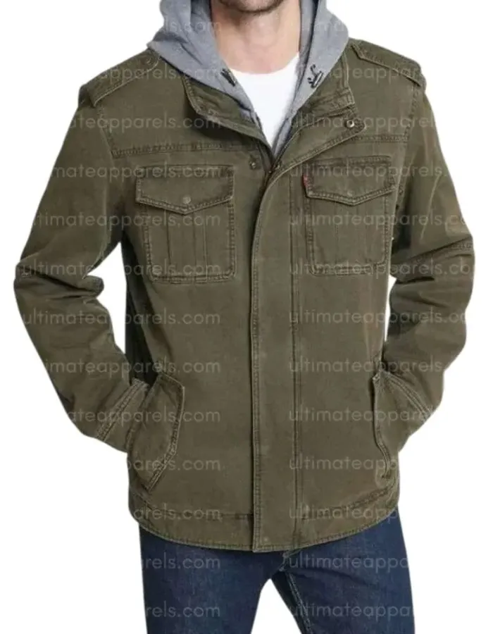 Luigi Mangione Green Hooded Jacket