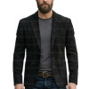 The Midnight Black Suede Fringe Blazer The Midnight Black Suede Fringe Blazer