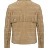 The Dustbowl Minimalist Tassel Suede Tan Jacket The Dustbowl Minimalist Tassel Suede Tan Jacket