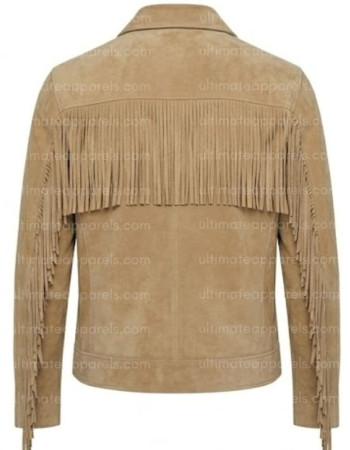 The Dustbowl Minimalist Tassel Suede Tan Jacket The Dustbowl Minimalist Tassel Suede Tan Jacket
