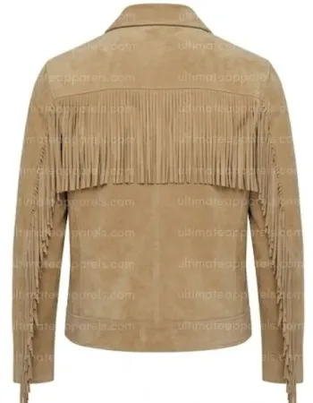 The Dustbowl Minimalist Tassel Suede Tan Jacket The Dustbowl Minimalist Tassel Suede Tan Jacket