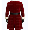 Men’s Christmas Santa Claus Maroon Velvet Coat Men’s Christmas Santa Claus Maroon Velvet Coat