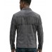 The Transit Charcoal Gray Suede Tassel Jacket