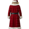 Authentic Long Heritage Red Santa Claus Coat with Premium Gold Embroidery Authentic Long Heritage Red Santa Claus Coat with Premium Gold Embroidery
