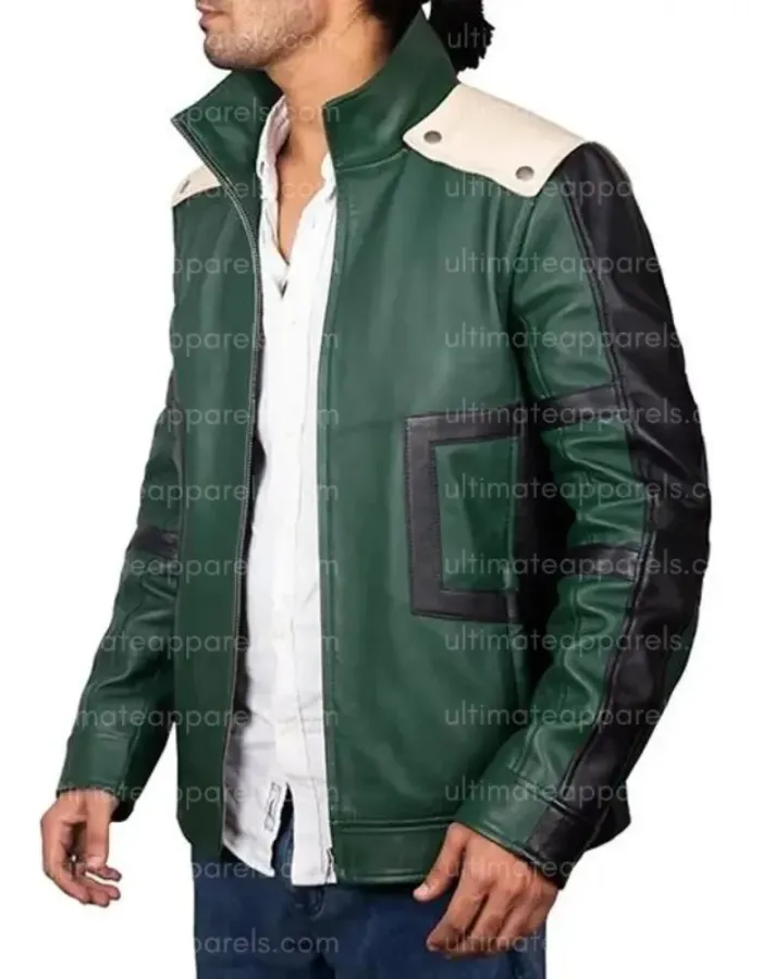 My Hero Academia Izuku Midoriya Deku Costume Leather Jacket My Hero Academia Izuku Midoriya Deku Costume Leather Jacket