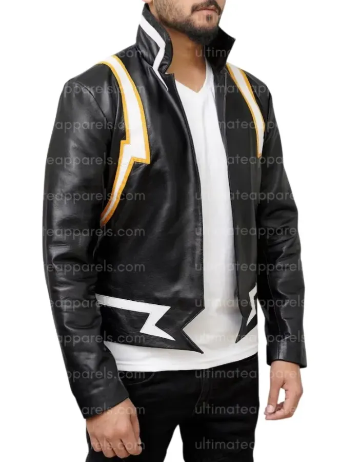 My Hero Academia Denki Kaminari Voltage Leather Jacket My Hero Academia Denki Kaminari Voltage Leather Jacket