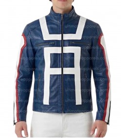 My Hero Academia High School Shoto Todoroki Costume Leather Jacket
