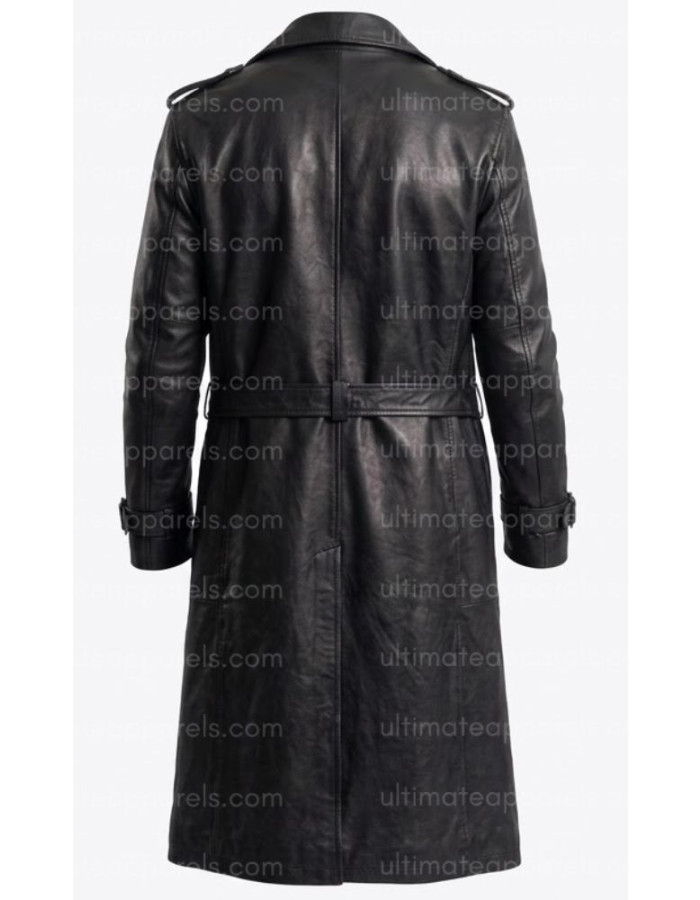 Resident Evil Requiem RE9 Zeno Black Leather Coat 