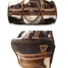 Vintage Style Genuine Cowhide Leather Travel Duffel Weekender Bag Vintage Style Genuine Cowhide Leather Travel Duffel Weekender Bag