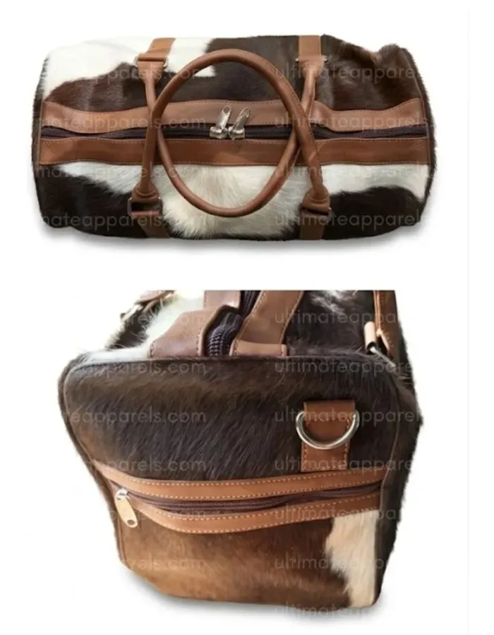 Vintage Style Genuine Cowhide Leather Travel Duffel Weekender Bag Vintage Style Genuine Cowhide Leather Travel Duffel Weekender Bag