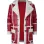 Red One J.k. Simmons Santa Claus Leather Coat
