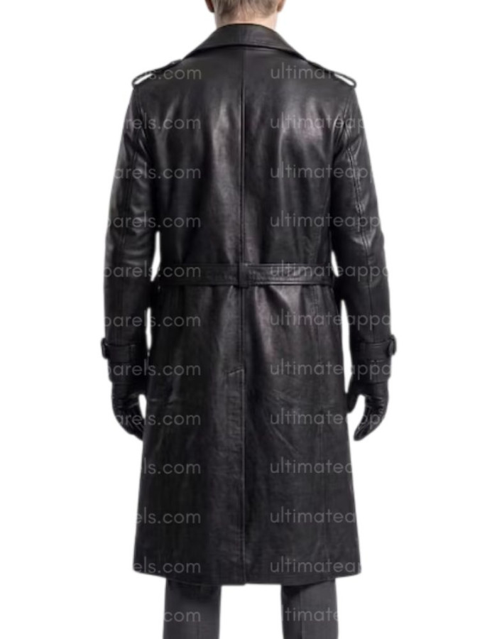 Resident Evil Requiem RE9 Zeno Black Leather Coat 