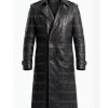 Resident Evil Requiem RE9 Zeno Black Leather Coat 