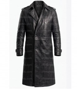 Resident Evil Requiem RE9 Zeno Black Leather Coat 