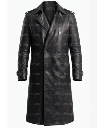 Resident Evil Requiem RE9 Zeno Black Leather Coat 