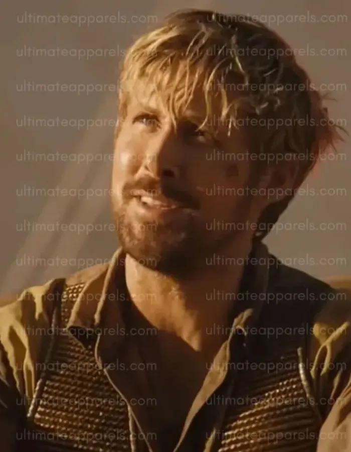 Ryan Gosling The Fall Guy 2024 Brown Vest Ryan Gosling The Fall Guy 2024 Brown Vest