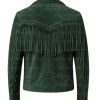 The Forest Wanderer Braided Green Fringe Suede Men’s Jacket The Forest Wanderer Braided Green Fringe Suede Men’s Jacket