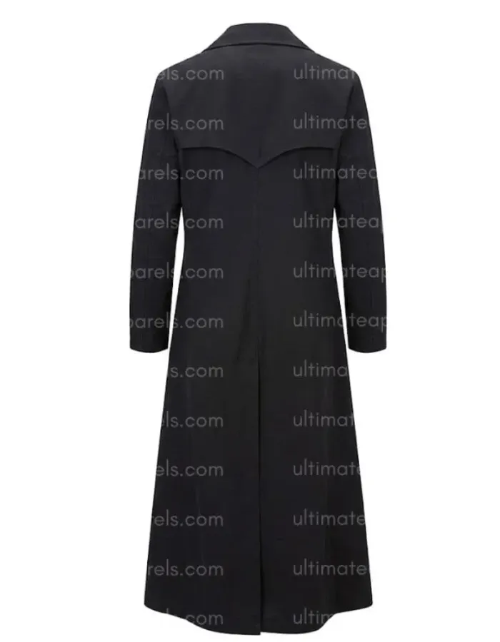 The Matrix Neo Keanu Reeves Black Trench Coat