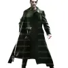 The Matrix Neo Keanu Reeves Black Trench Coat