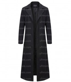 The Matrix Neo Keanu Reeves Black Trench Coat
