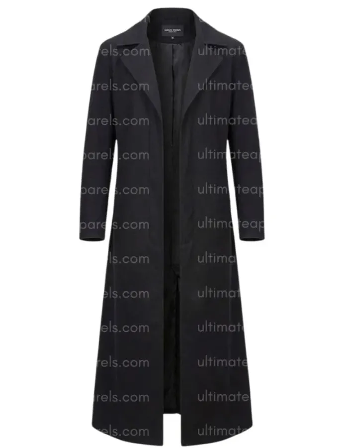 The Matrix Neo Keanu Reeves Black Trench Coat