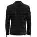 The Midnight Black Suede Fringe Blazer