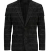 The Midnight Black Suede Fringe Blazer The Midnight Black Suede Fringe Blazer