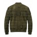 The Outpost Olive Green Suede Fringe Utility Jacket