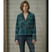 The Serenity Teal Velvet-Suede Tassel Jacket