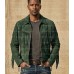 The Sherwood Forest Green Suede V-Fringe Jacket