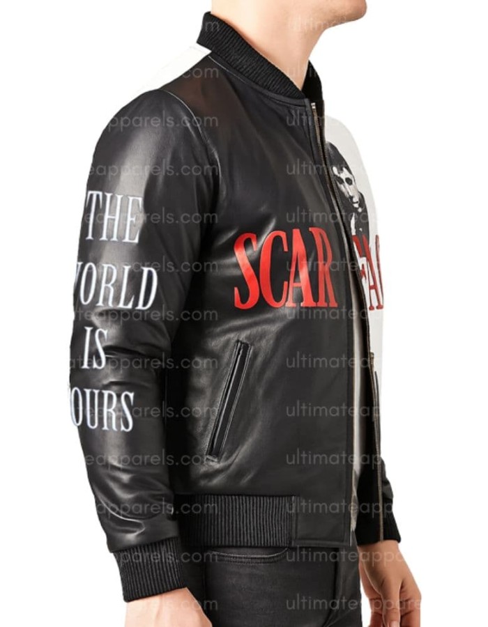 Scarface Tony Montana Leather Jacket Scarface Tony Montana Leather Jacket
